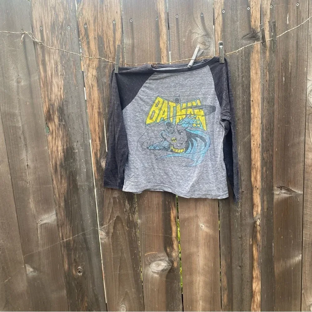 Kids Batman Graphic Long Sleeve Shirt